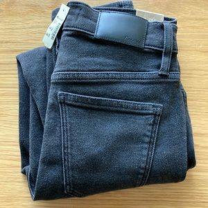 NWT! MADEWELL 10” High-Rise Black Skinny Jeans 25P (fit like 24P)